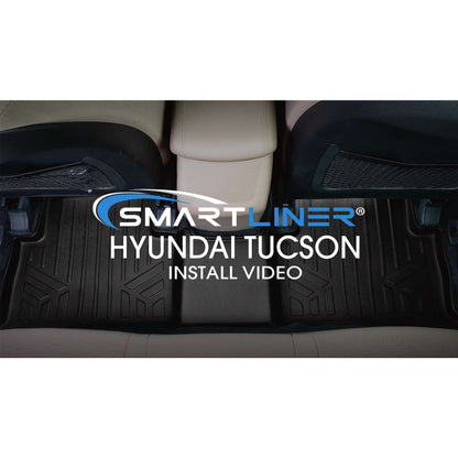 SMARTLINER Custom Fit Floor Liners For 2016-2018 Hyundai Tucson (No Hydrogen Fuel Cell Models) Smartliner USA