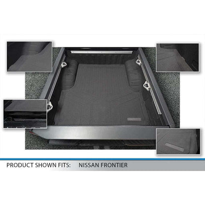 SmartCoverage™ Custom Fit Floor Liners For 2004-2021 Nissan Frontier (Crew Cab Short Bed)- K0121 Smartliner USA
