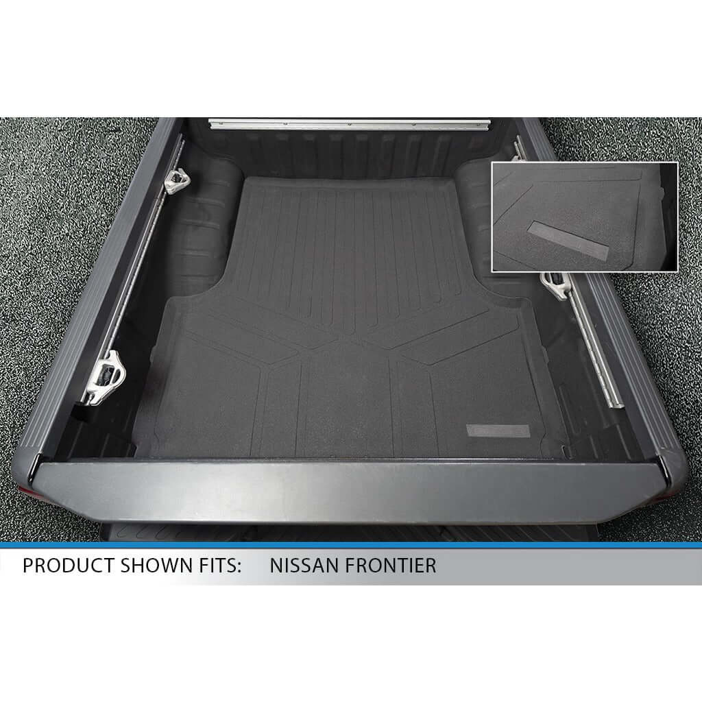 SmartCoverage™ Custom Fit Floor Liners For 2008-2021 Nissan Frontier Crew Cab with Dual Drivers Side Floor Posts Smartliner USA