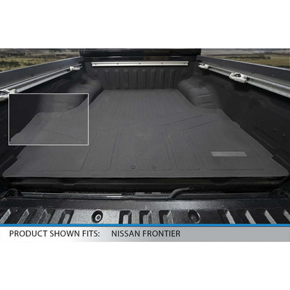 SmartCoverage™ Custom Fit Floor Liners For 2008-2021 Nissan Frontier with Dual Drivers Side Floor Posts Smartliner USA
