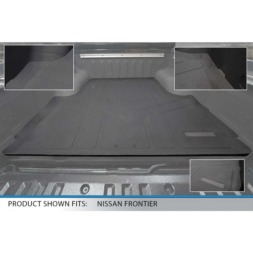 SmartCoverage™ Custom Fit Floor Liners For 2008-2021 Nissan Frontier with Dual Drivers Side Floor Posts Smartliner USA