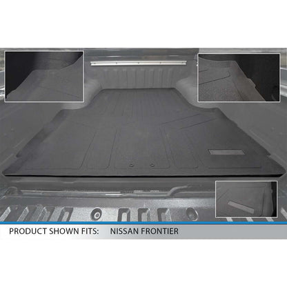SmartCoverage™ Custom Fit Floor Liners For 2008-2021 Nissan Frontier Crew Cab with Dual Drivers Side Floor Posts Smartliner USA