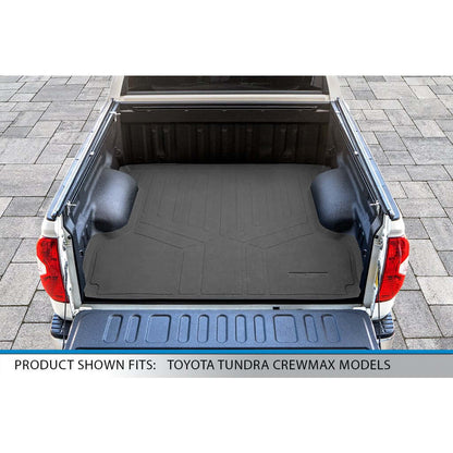 SMARTLINER Custom Fit Floor Liners For 2007-2021 Toyota Tundra CrewMax Cab (with Coverage Under 2nd Row Seat) Smartliner USA