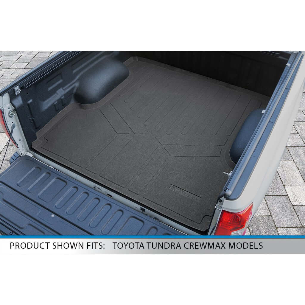 SMARTLINER Custom Fit Floor Liners For 2007-2021 Toyota Tundra CrewMax Cab (with Coverage Under 2nd Row Seat) Smartliner USA