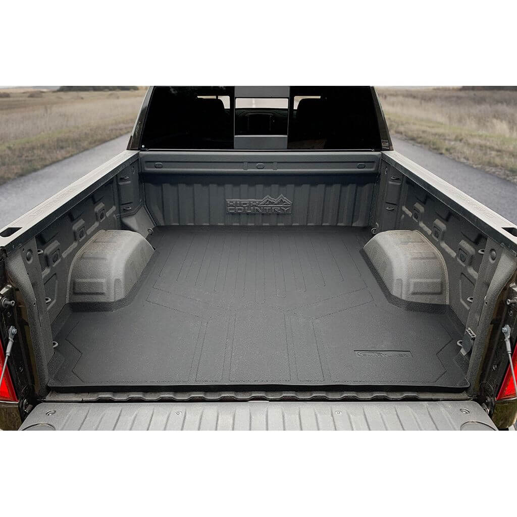 SmartCoverage™ Custom Fit Floor Liners For 2019-2024 Chevrolet Silverado 1500 Crew Cab With 1st Row Bucket Seats and Vinyl Flooring without the 2nd Row Underseat Storage Smartliner USA