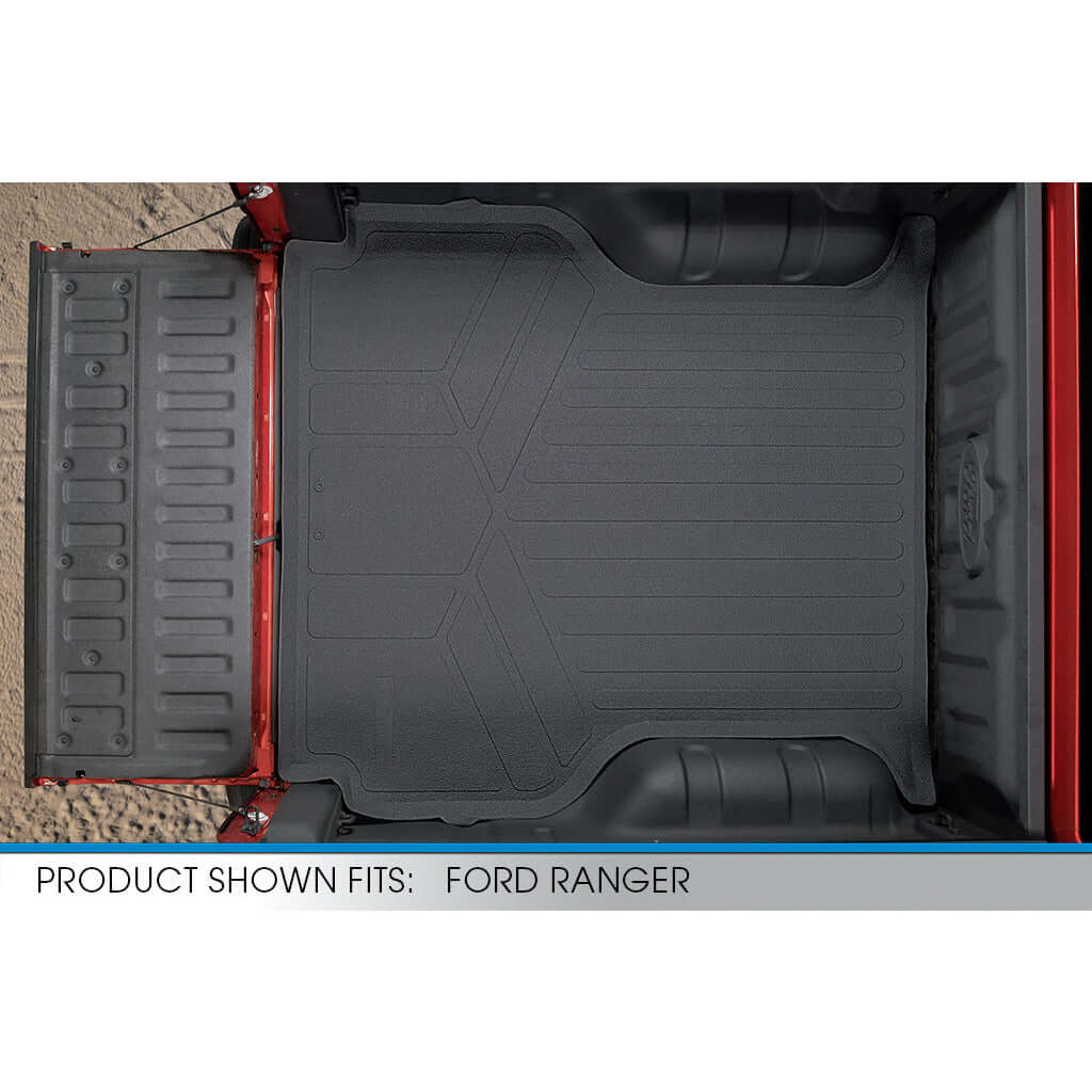 SmartCoverage™ Custom Fit Floor Liners For 2019-2023 Ford Ranger SuperCrew Cab (Carpet Flooring) Smartliner USA