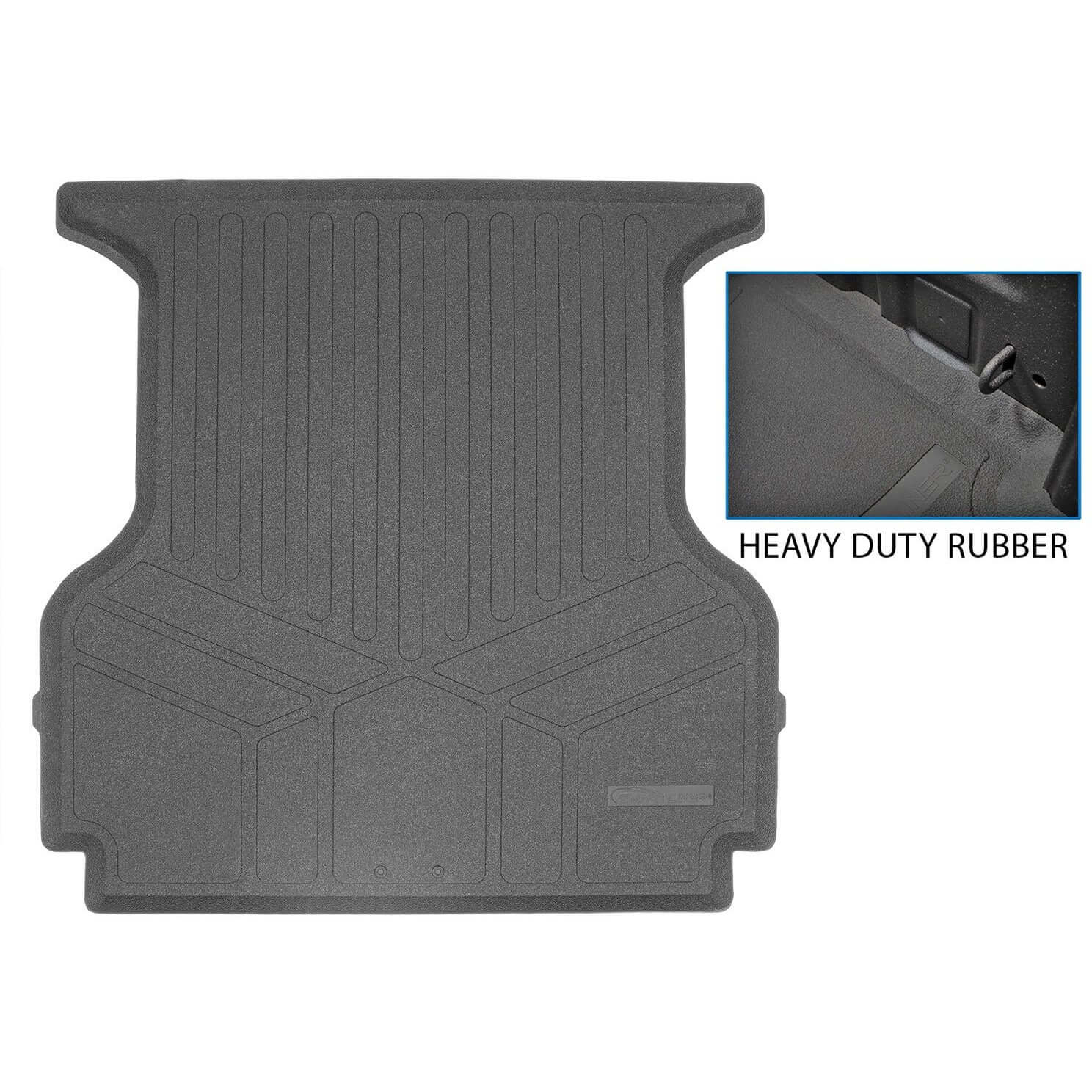 SmartCoverage™ Custom Fit Floor Liners For 2019-2021 Ford Ranger SuperCrew Cab with Vinyl Flooring Smartliner USA