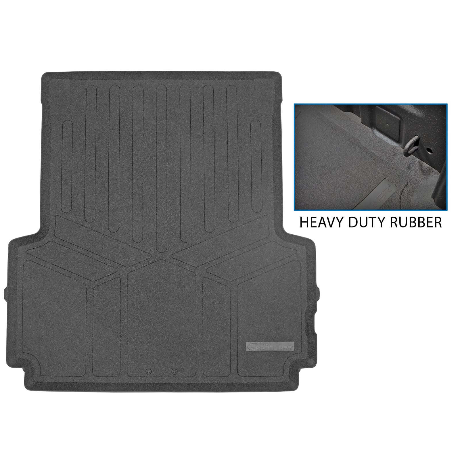 SmartCoverage™ Custom Fit Floor Liners For 2020-2025 Jeep Gladiator Crew Cab (5' Bed Size Only)- K0459 Smartliner USA