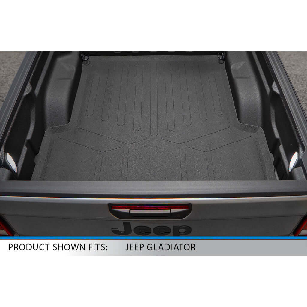 SmartCoverage™ Custom Fit Floor Liners For 2020-2025 Jeep Gladiator with Lockable Rear Underseat Storage Smartliner USA