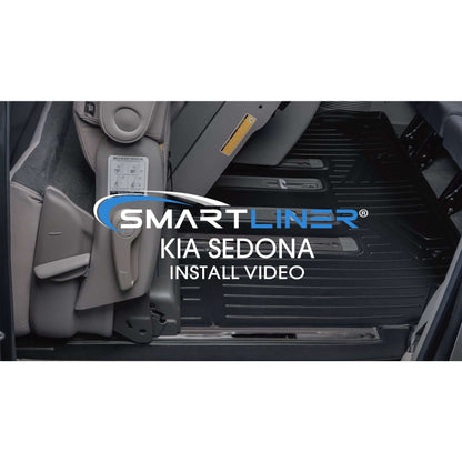 SMARTLINER Custom Fit Floor Liners For 2015-2021 Kia Sedona 8 Passenger Model Only Smartliner USA