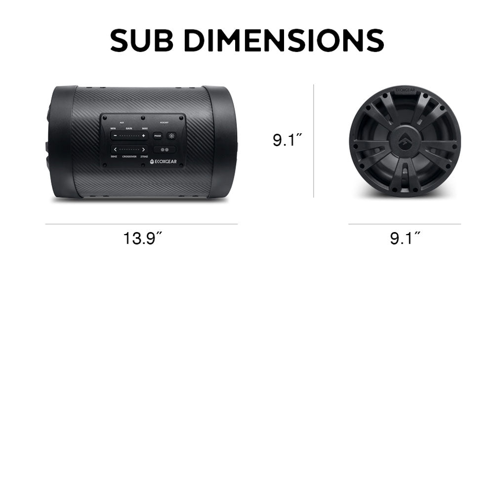 SoundExtreme ES08 subwoofer Dual 8" SoundExtreme
