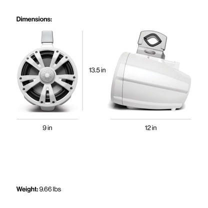 ExtremeTower Speakers ET08 - 2 Passive Extreme 8 inch Tower Speakers SoundExtreme
