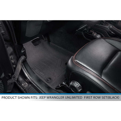SMARTLINER Custom Fit Floor Liners For 2018-2024 Jeep Wrangler Unlimited Smartliner USA