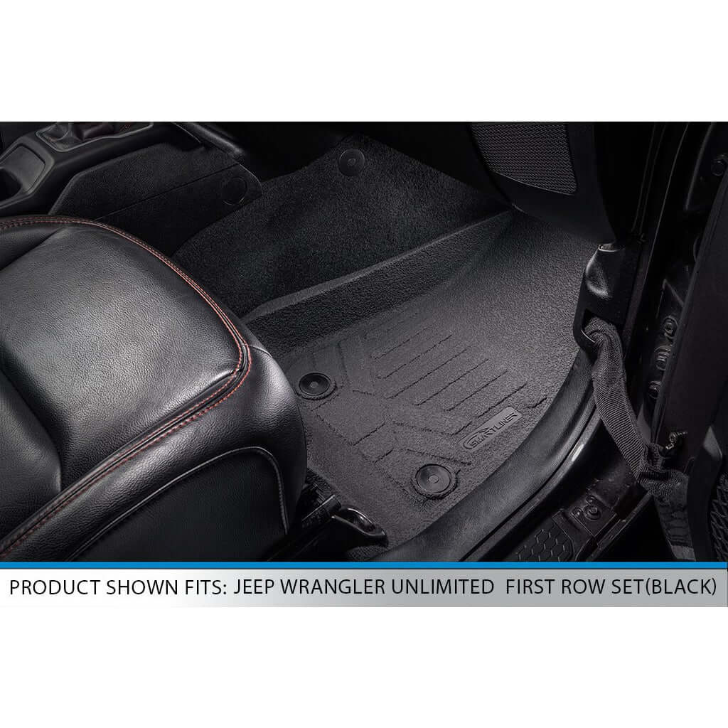 SMARTLINER Custom Fit Floor Liners For 2018-2020 Jeep Wrangler (2 Door Models) Smartliner USA