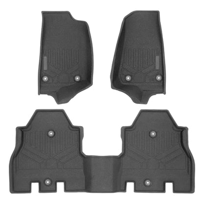 SMARTLINER Custom Fit Floor Liners For 2018-2020 Jeep Wrangler (2 Door Models) Smartliner USA