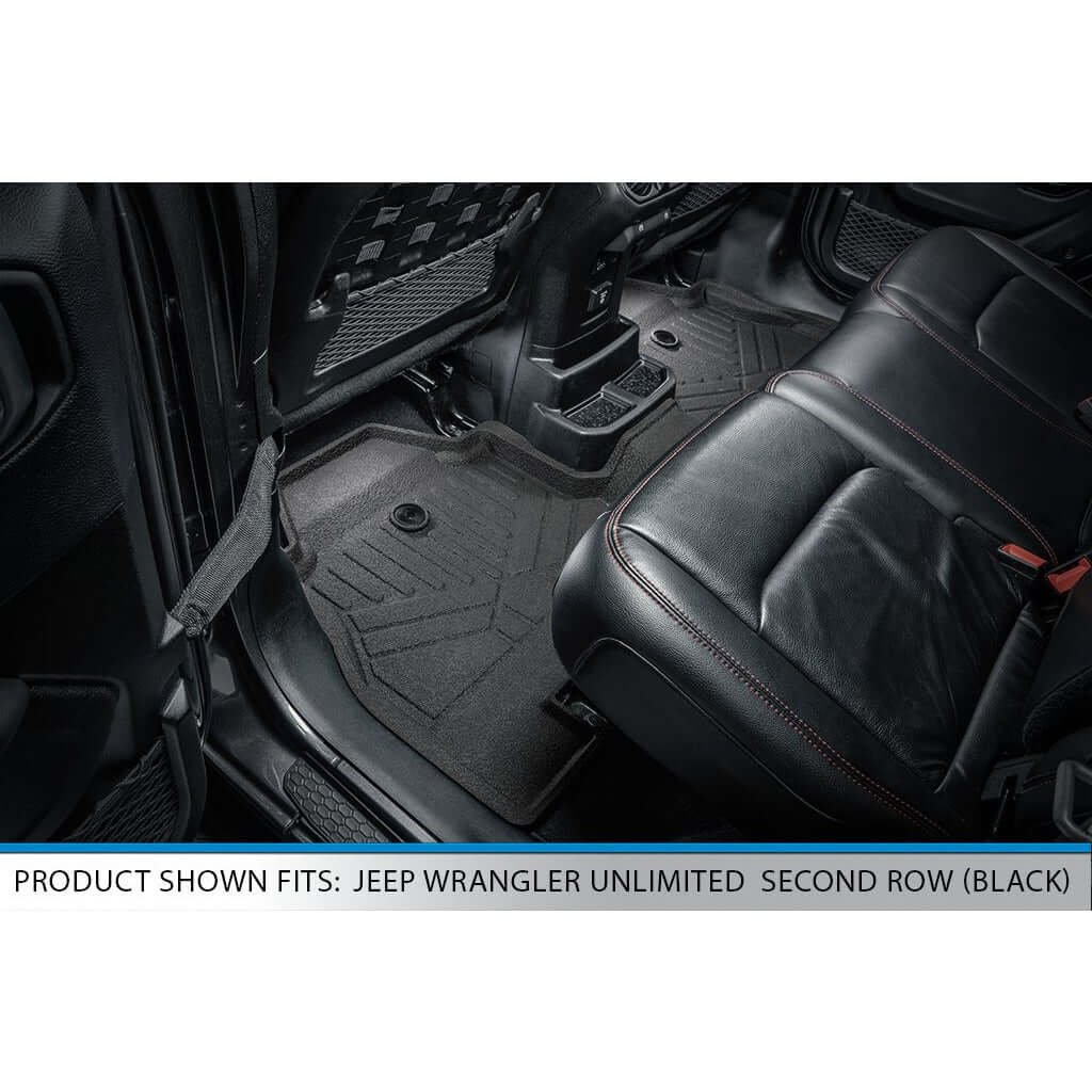 SMARTLINER Custom Fit Floor Liners For 2018-2020 Jeep Wrangler (2 Door Models) Smartliner USA
