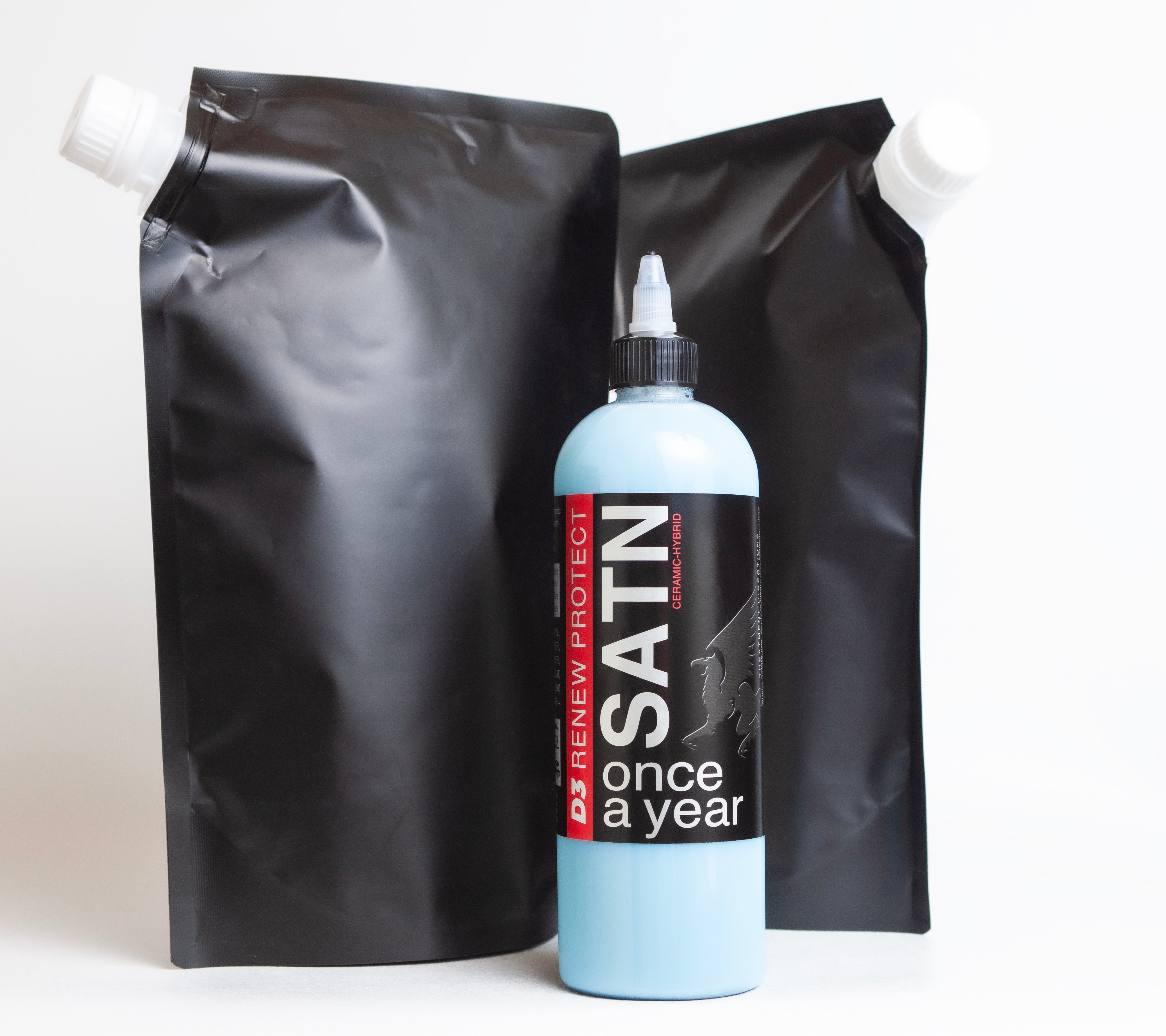 SATN Full Kit, Semi-Permanent Protectant | Ceramic Hybrid OEM Restoration, Dry Rot Prevention, Car, RV, Aircraft, Motorcycle, ATV & Golf Cart DRY-SEAL SAFE! D3 RENEW PROTECT