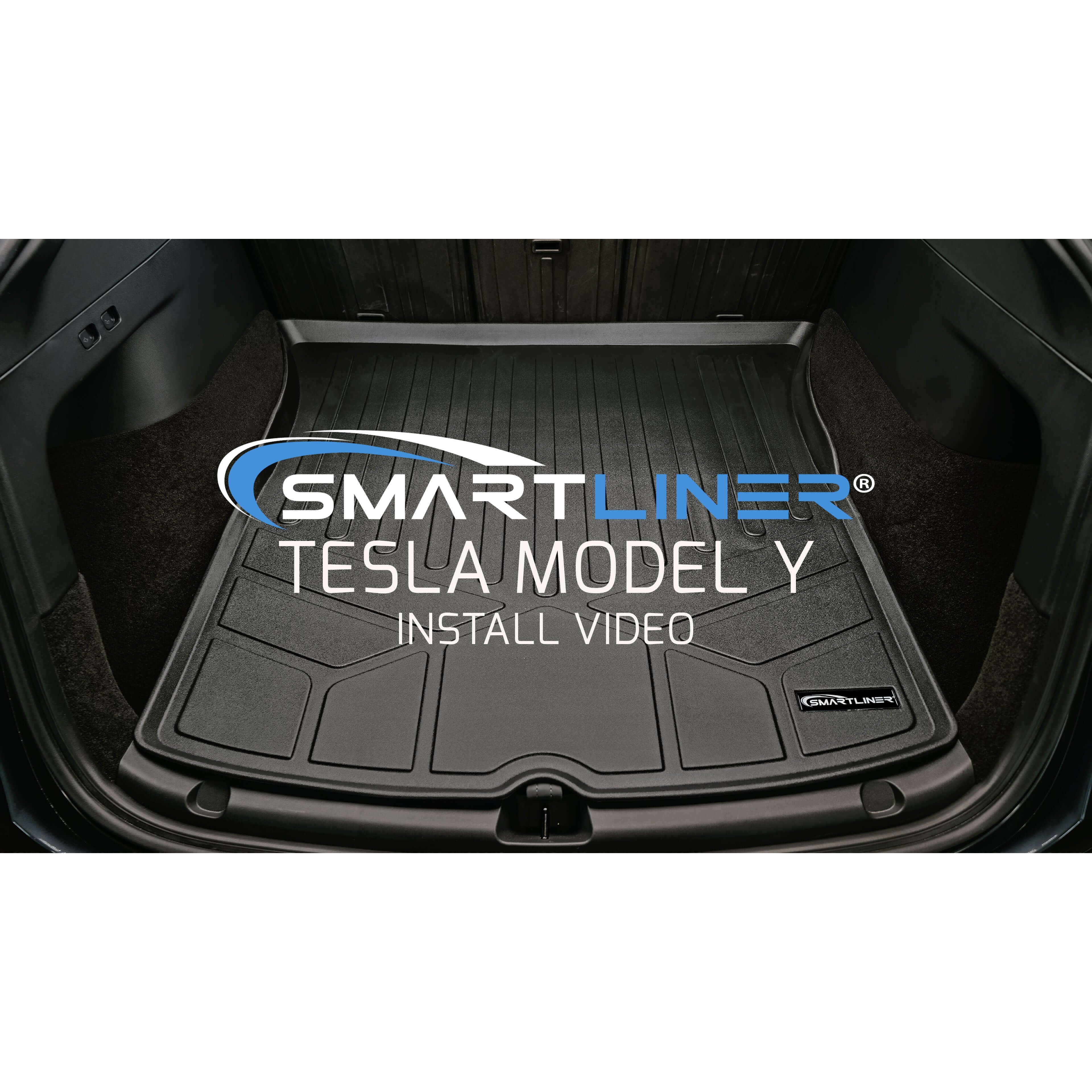 SMARTLINER Custom Fit Floor Liners For for 2020-2024 Tesla Model Y (7 Passenger) Smartliner USA