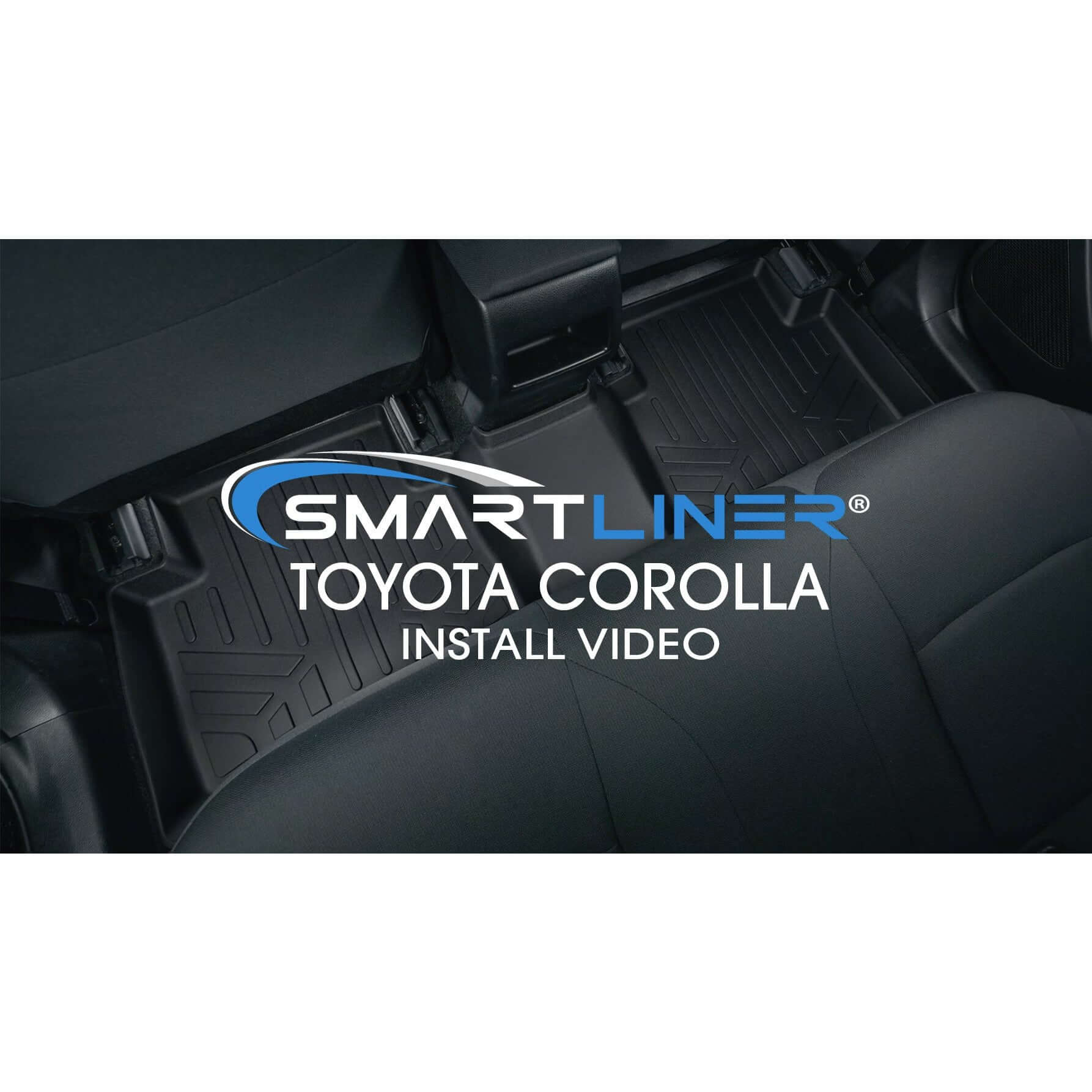 SMARTLINER Custom Fit Floor Liners For 2019-2025 Toyota Corolla Hatchback (No Tire Repair Kit) Smartliner USA