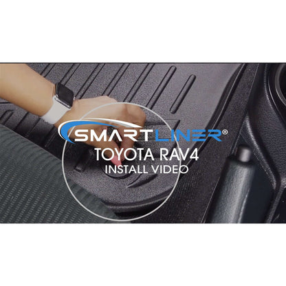 SMARTLINER Custom Fit Floor Liners For 2013-2018 Toyota RAV4 (No Electric or Hybrid Models) Smartliner USA