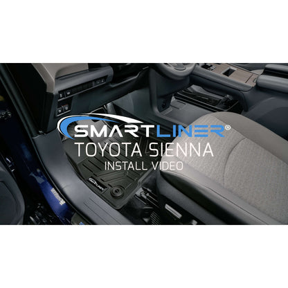SMARTLINER Custom Fit Floor Liners For 2013-2020 Toyota Sienna (8 Passenger Model) Smartliner USA