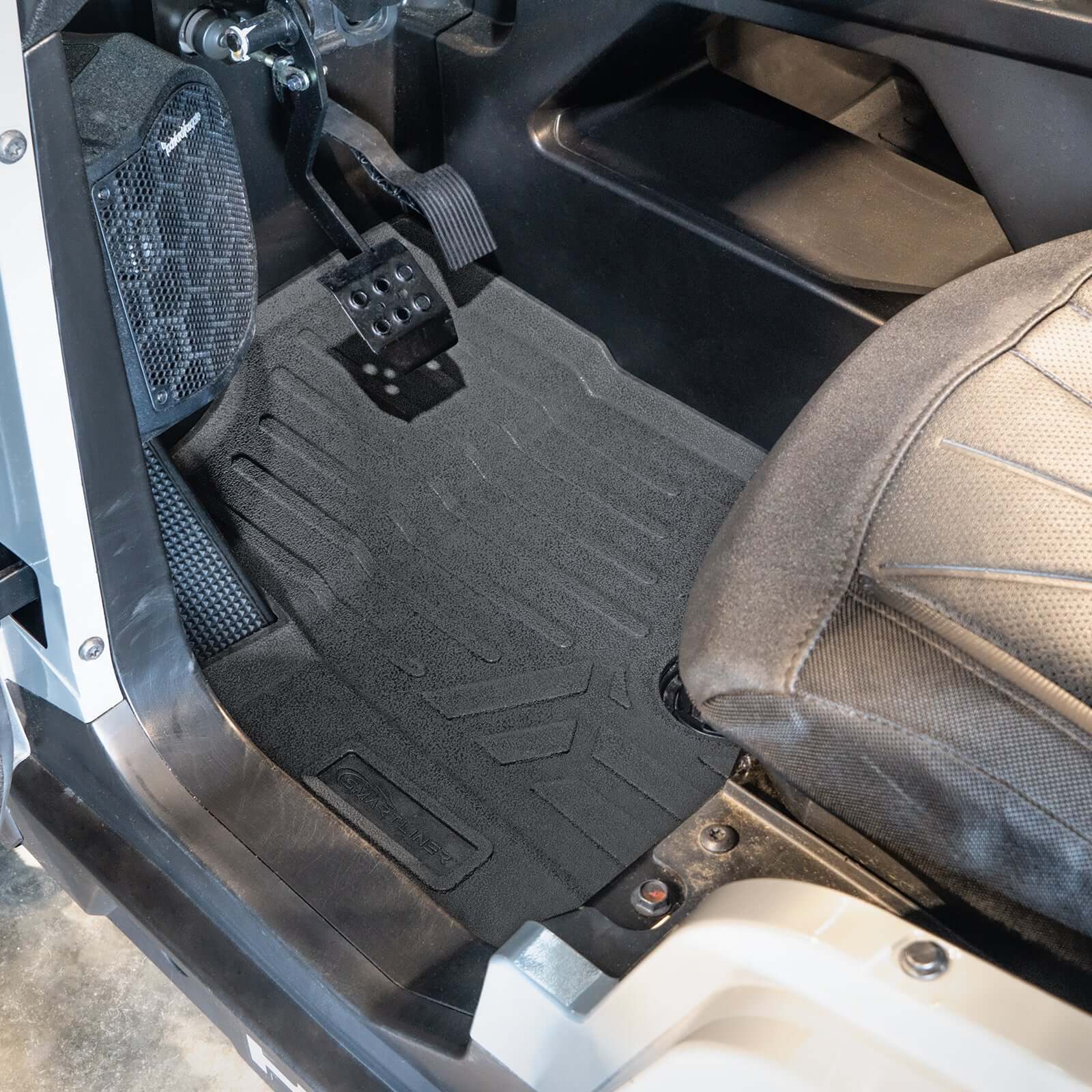 SMARTLINER Custom Fit Rugged Rubber Floor Liners For 2019-2025 Polaris General XP 1000 (4-Seater Models) Smartliner USA