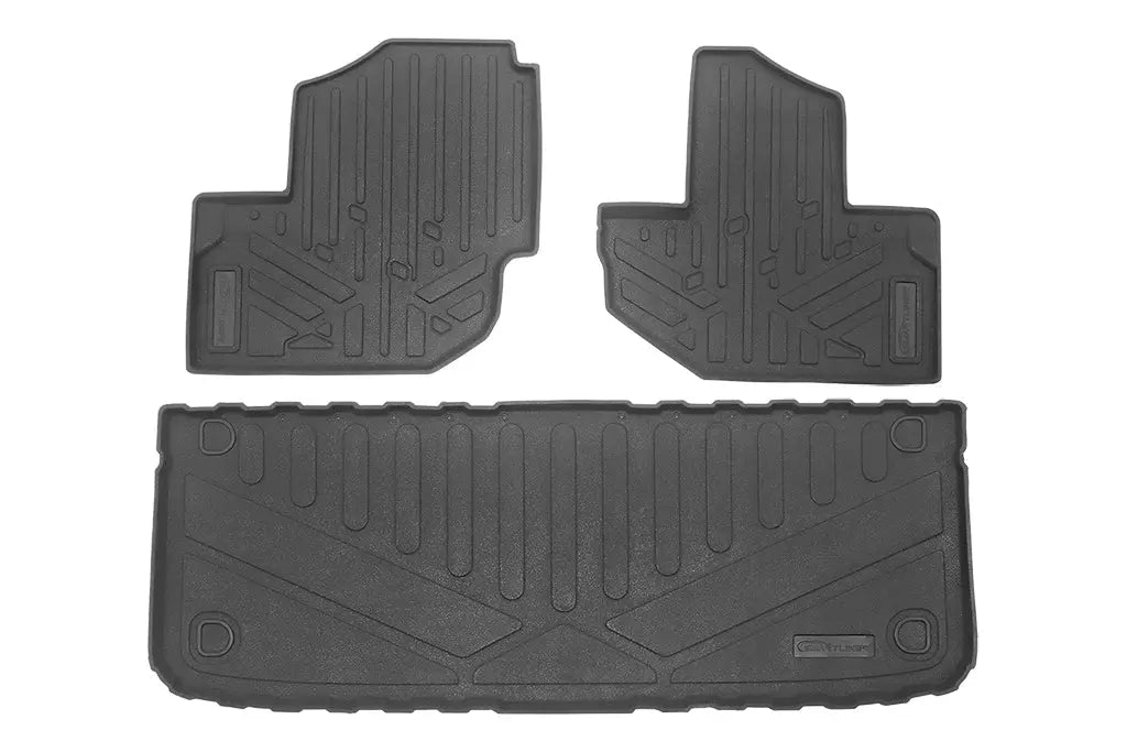 SMARTLINER Custom Fit Rugged Rubber Floor Liners For 2020-2024 Kawasaki TERYX