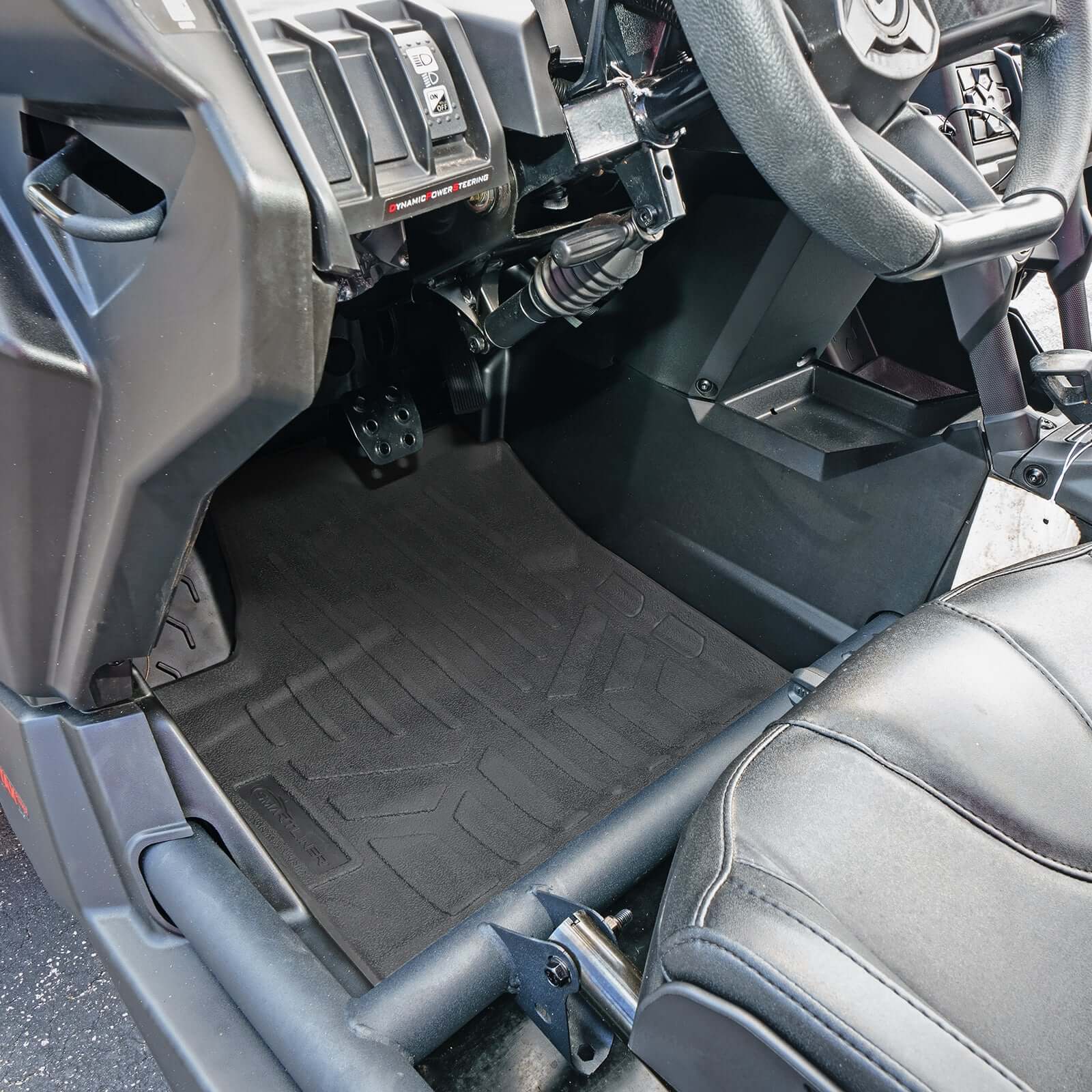SMARTLINER Custom Fit Rugged Rubber Floor Liners For 2019-2023 Can-Am Maverick X3 (4 Passenger) Smartliner USA