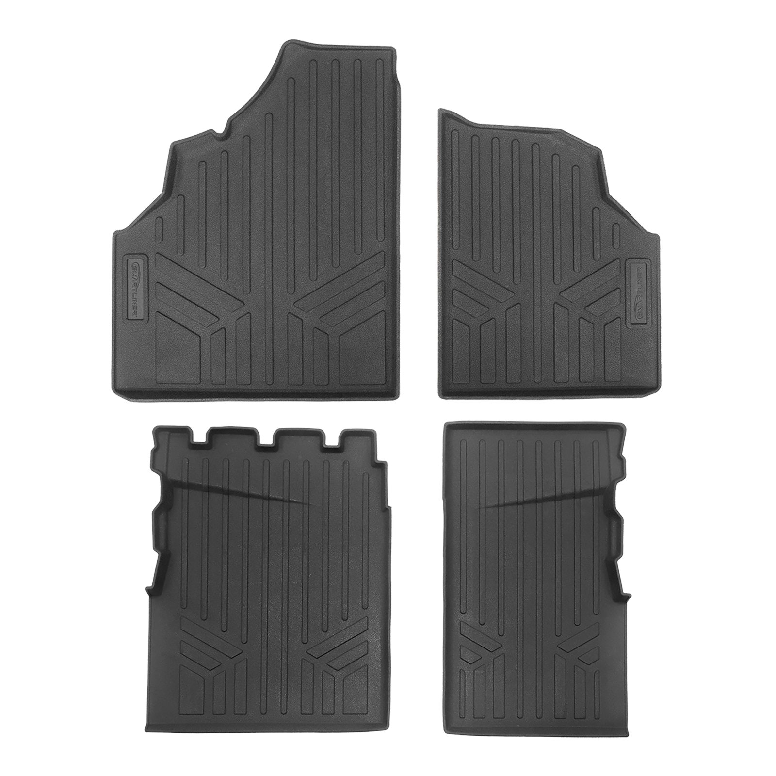 SMARTLINER OUTDOORS™ Custom Fit Rugged Rubber Floor Liners For 2016-2025 Can-Am Defender (6 Seater) Smartliner USA