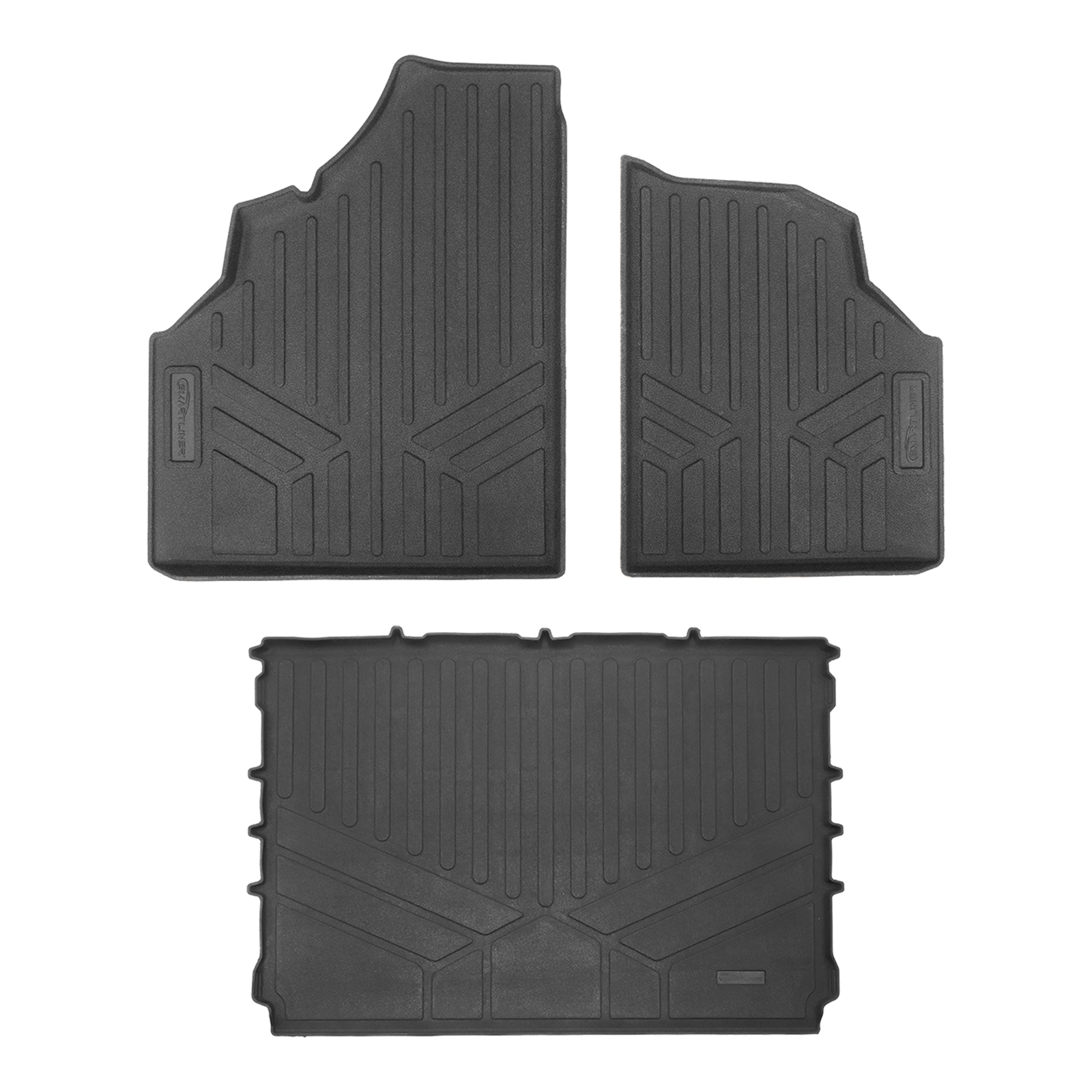 SMARTLINER OUTDOORS™ Custom Fit Rugged Rubber Floor Liners For 2016-2025 Can-Am Defender (3 Seater) Smartliner USA