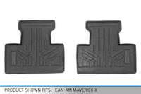 Custom Fit Rugged Rubber Floor Liners For 2019-2024 Can-Am Maverick X UTV SXS Liner/floor mat/ bedliner/ Mat Set/ Rugged Rubber/Second Row