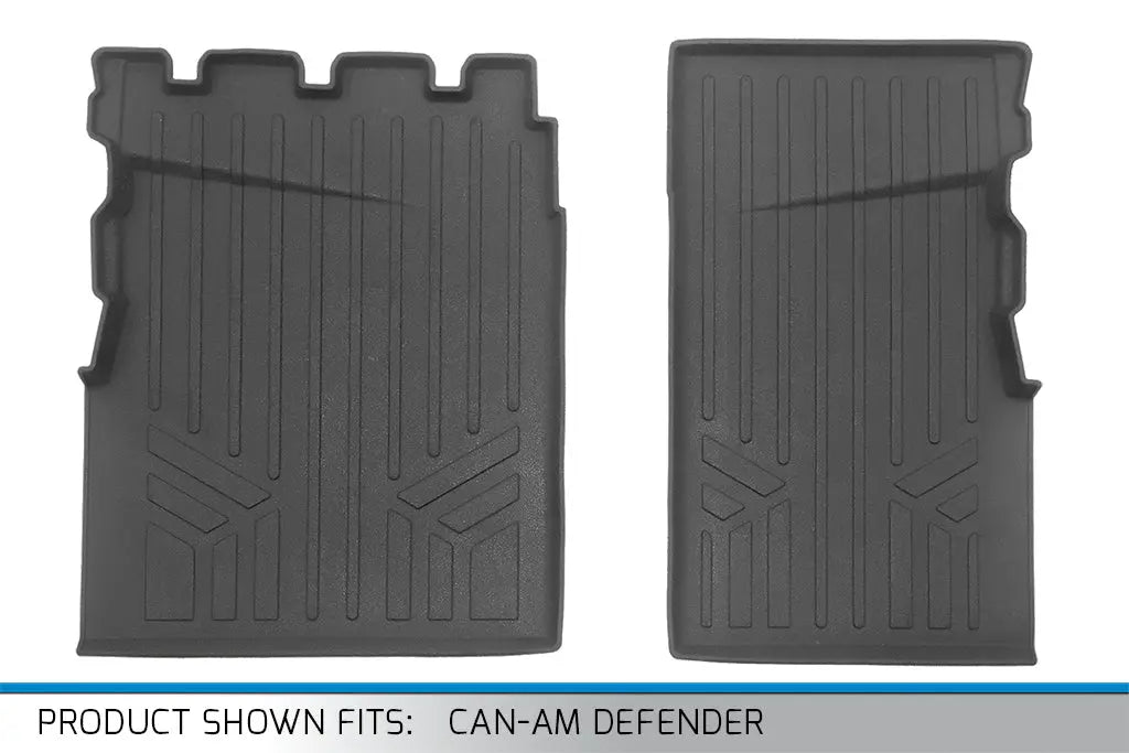SMARTLINER Custom Fit Rugged Rubber Floor Liners For 2020-2024 Can-Am Defender