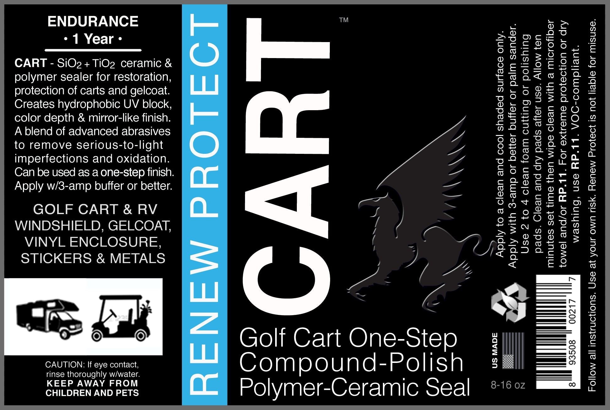 GOLF CART & RV - Golf Carts, RVs, UTV, ATV D3 RENEW PROTECT