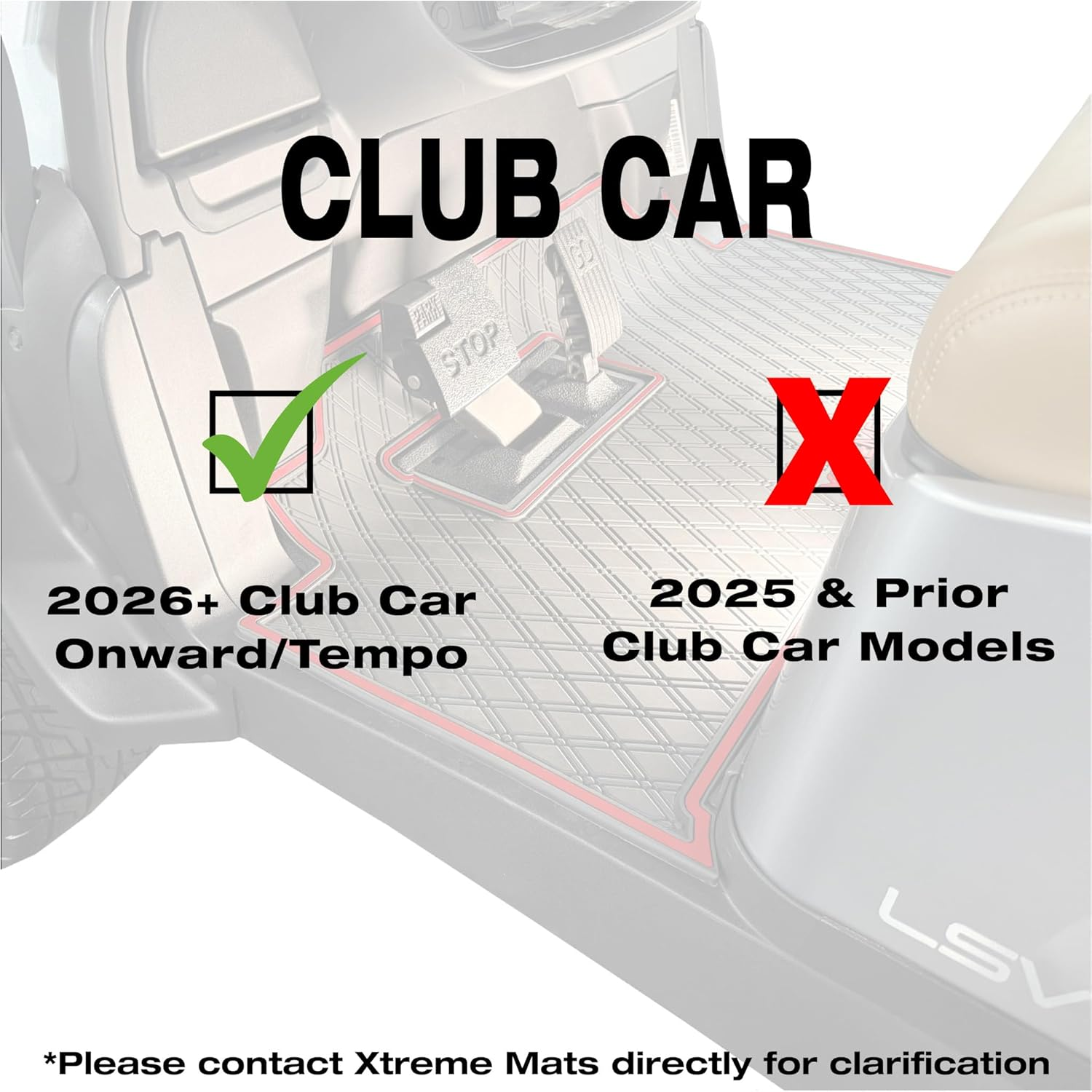 Club Car 2026 Onward & Tempo Floor Mat