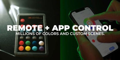 Extreme Whip Kit Qty 2 x 4 ft plus LEDCast Controller SoundExtreme