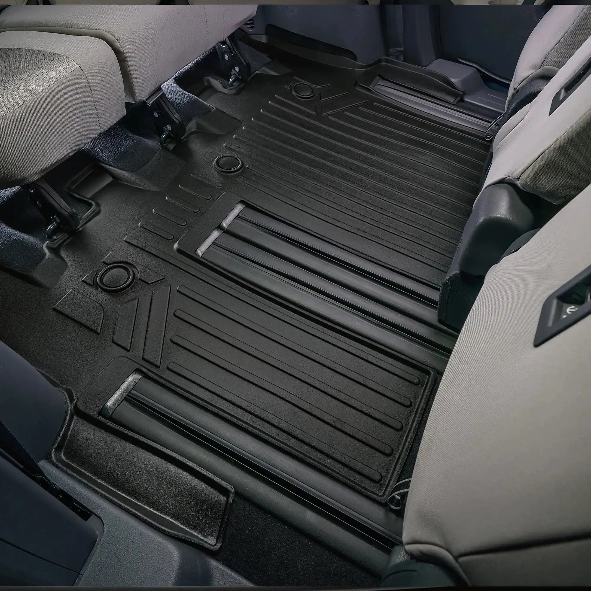 SMARTLINER Custom Fit Floor Liners For 2021-2025 Toyota Sienna with 2nd Row Bucket Seats and Spare Tire Smartliner USA
