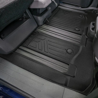 SMARTLINER Custom Fit Floor Liners For 2021-2025 Toyota Sienna with 2nd Row Bucket Seats and Spare Tire Smartliner USA