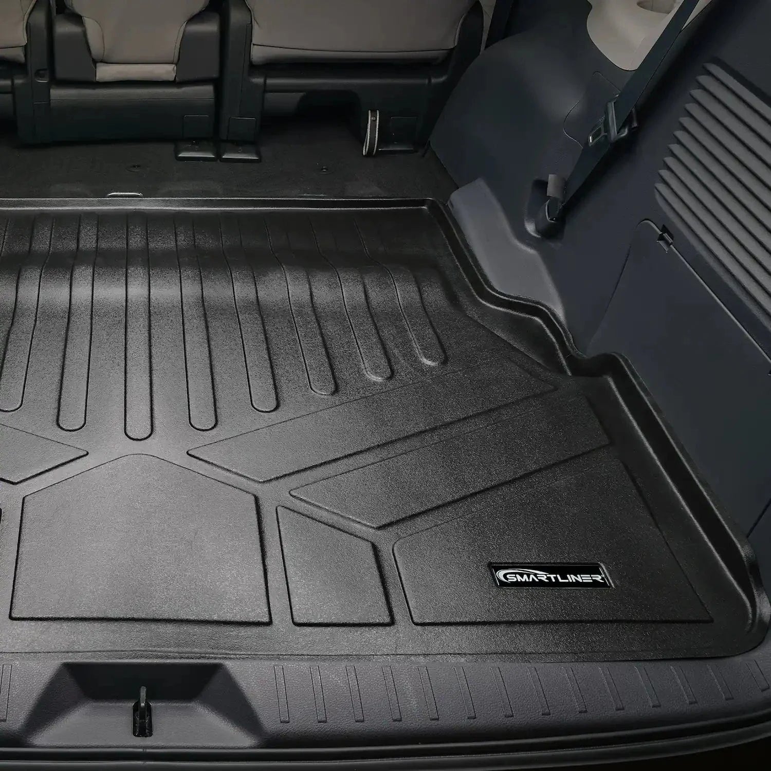 SMARTLINER Custom Fit Floor Liners For 2021-2025 Toyota Sienna with 2nd Row Bucket Seats and Spare Tire Smartliner USA