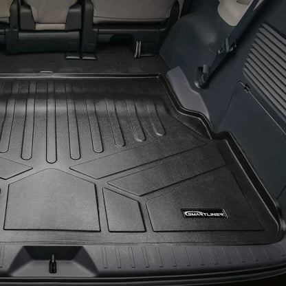 SMARTLINER Custom Fit Floor Liners For 2021-2025 Toyota Sienna with 2nd Row Bucket Seats and Spare Tire Smartliner USA