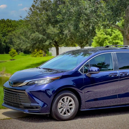 SMARTLINER Custom Fit Floor Liners For 2021-2025 Toyota Sienna with 2nd Row Bucket Seats and Spare Tire Smartliner USA