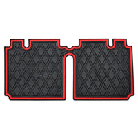 Red trim- The Xtreme Mats PRO Series Mat for TXT, Liberty, Cushman, or S4 golf carts.