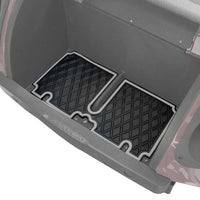 Grey trim- E-Z-GO TXT Bag Well Mat - Fits E-Z-GO TXT (2013 - 2022), Liberty (2021+), Cushman*, S4* - PRO Series