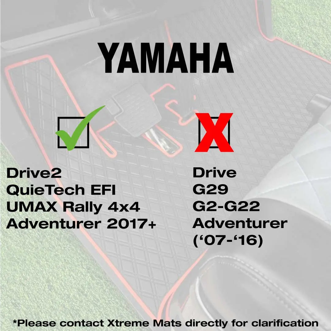 Yamaha Drive2 Floor Mat - Fits Drive2 QuieTech EFI (2017+) / UMAX Rally