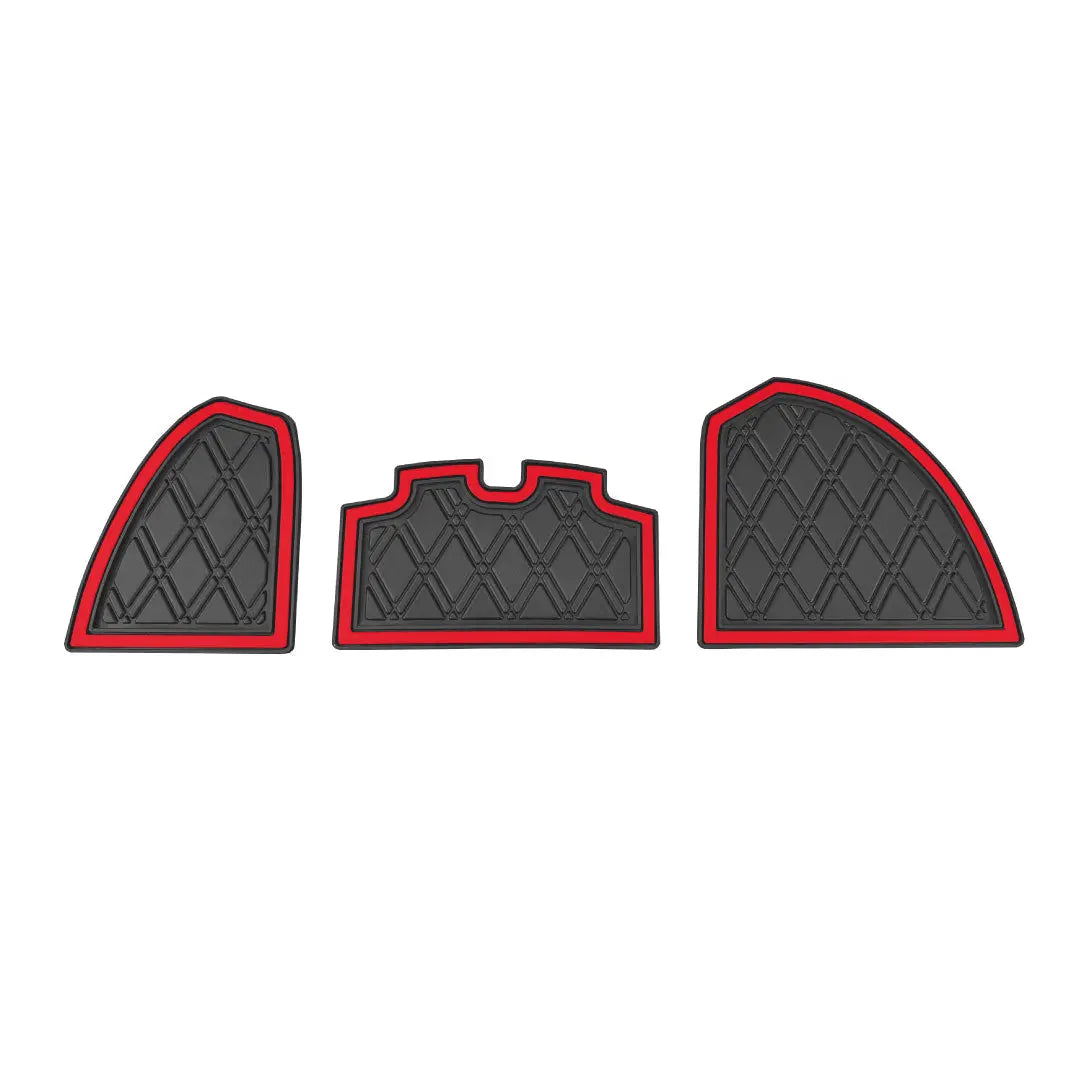 Red trim- Club Car PRO Series Dash Mat - Fits Club Car Precedent (2004-2023), Onward/Tempo (2017-2024) #trim-color_red-trim