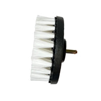 Golf Cart Floor Mat Cleaning Brush - 4" Drill Brush Attachment with 6" Quick Change Extension Bar