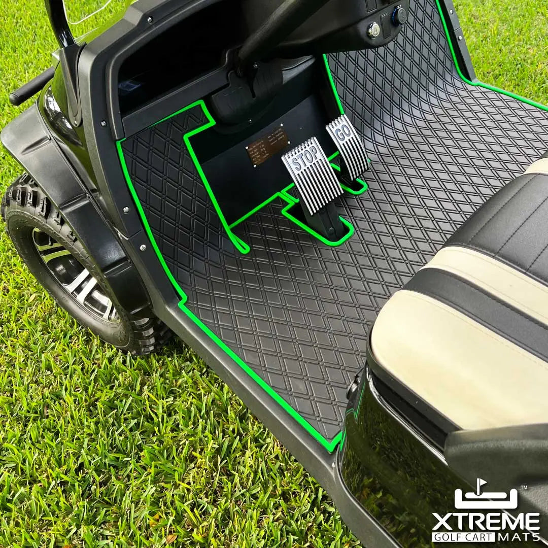 Xtreme Mats Lite Rear Facing Foot Rest Mat - For V1 ICON Golf Carts
