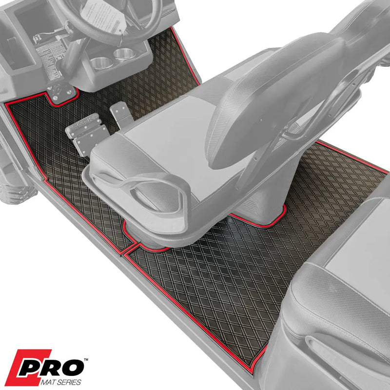 Xtreme Mats PRO Series Foot Rest ICON Version 2 - Golf Cart Floor Mat