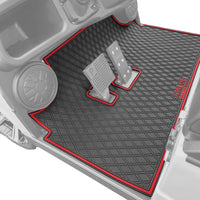 Red trim- Evolution Floor Mat - Fits 2022 & Prior Classic Plus / Classic Pro / Forester / Turfman *Does NOT Fit Some 2023 Models*