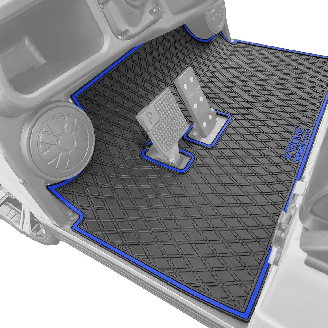 Blue trim- Evolution Floor Mat - Fits 2022 & Prior Classic Plus / Classic Pro / Forester / Turfman *Does NOT Fit Some 2023 Models*