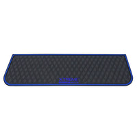 Blue trim The Xtreme Mats PRO Series Foot Rest Seat Kits for several golf cart models.